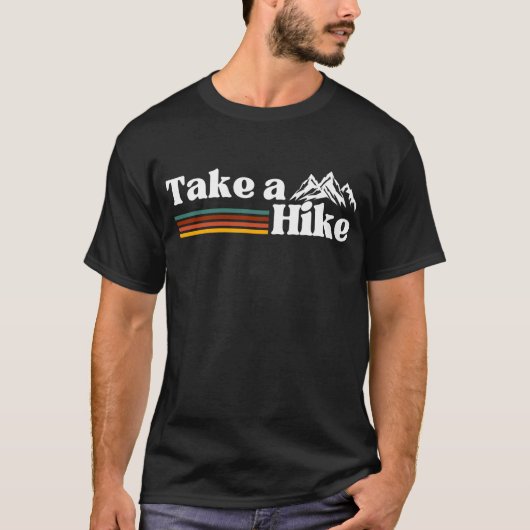 山へ行こう 登山 ハイキング キャンプ Tシャツ (正面)