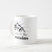 山へ連れて行って コーヒーマグカップ (正面左)