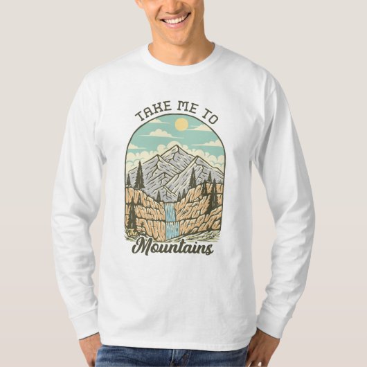 山へ連れて行って Tシャツ (正面)
