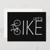 山やる気を起こさせるサイクリング引用文 シーズンポストカード (正面/裏面)