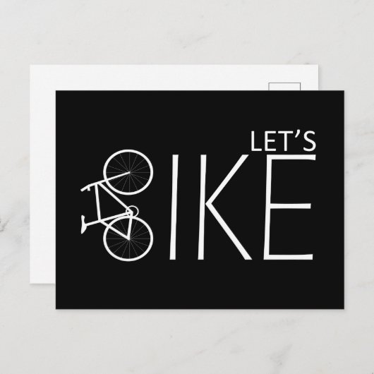 山やる気を起こさせるサイクリング引用文 シーズンポストカード (正面/裏面)