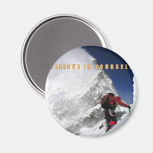 山やる気を起こさせる登り マグネット (正面/裏面)