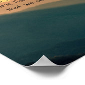 山をテーマにした詩感動的のポスター ポスター (角)