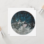 山をナイトカードで カード (正面/裏面インサイチュ)