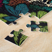 山をハイキングする人々をバックパッキング ジグソーパズル (側面)