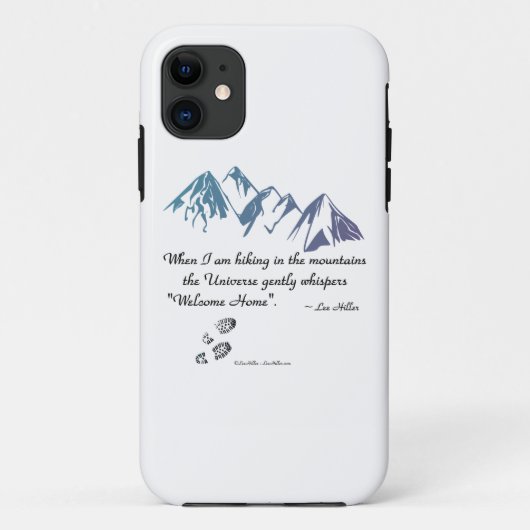 山をハイキングする宇宙が囁く おかえりなさい Case-Mate iPhoneケース (裏面)