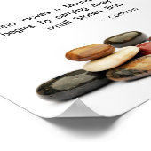 山を動かす者は…（孔子） ポスター (角)