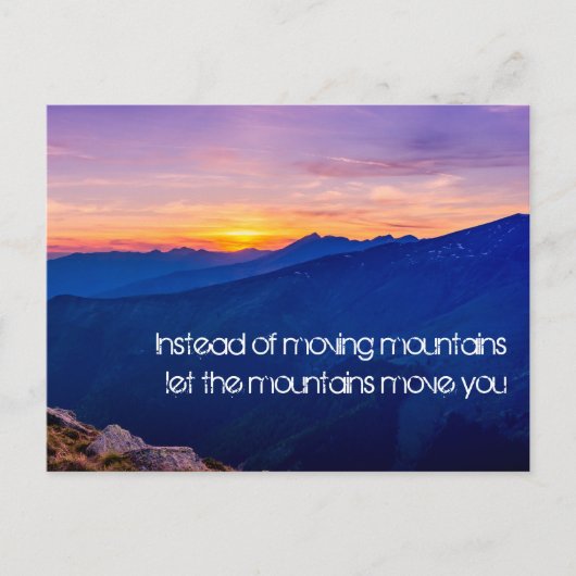 山を動かそう ポストカード (正面)