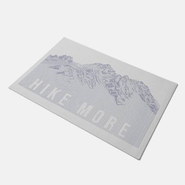 山を増やす ドアマット (アングル)