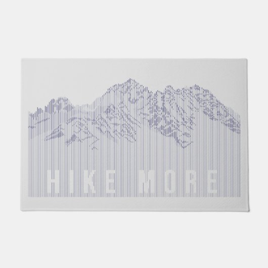 山を増やす ドアマット (正面)