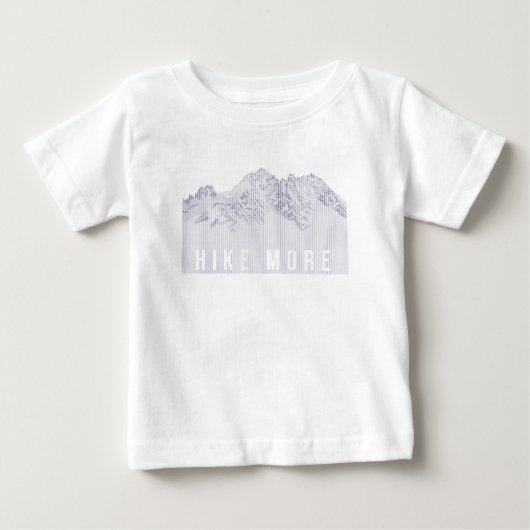 山を増やす ベビーTシャツ (正面)