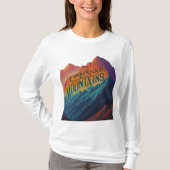 山を征服する Tシャツ (正面)