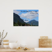 山を征服 ポスター (キッチン)