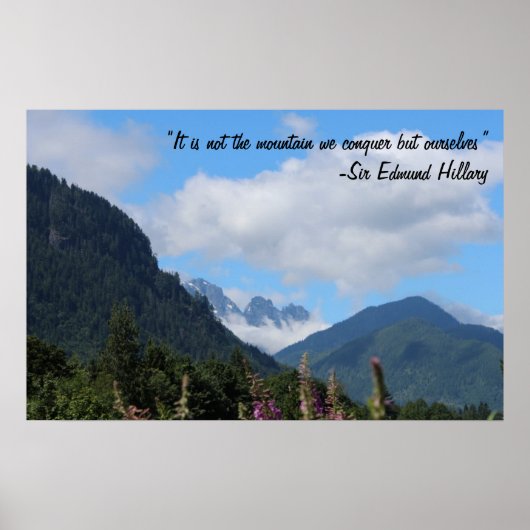 山を征服 ポスター (正面)