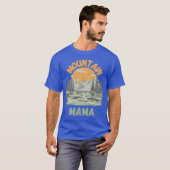 山を愛するすべての母親のための山ママv tシャツ (正面フル)