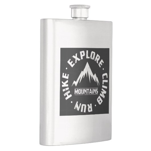 山を探索する フラスク (右)