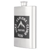 山を探索する フラスク (左)