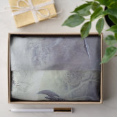 山を横切るカバノキのスキー 薄葉紙 (ギフト)