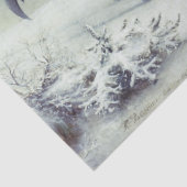 山を横切るカバノキのスキー 薄葉紙 (詳細)