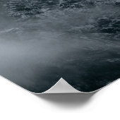 山を流れる雲 ポスター (角)