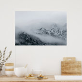 山を流れる雲 ポスター (キッチン)