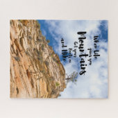 山を登る ジグソーパズル (横)