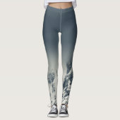 山を覆う闇と雲 レギンス (正面)