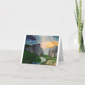 山を超えて サンキューカード