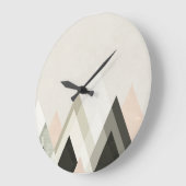 山を越える山III ラージ壁時計 (傾斜)