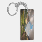 山を通って掃除する雲 キーホルダー (正面左)