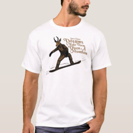 山を駆け下りる夢に乗って Tシャツ