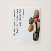 "山を… "動かす彼(孔子) ジグソーパズル (縦)