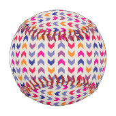 山アステカ型カラフル 野球ボール (正面)