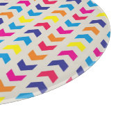 山アステカ形カラフル カッティングボード (角)