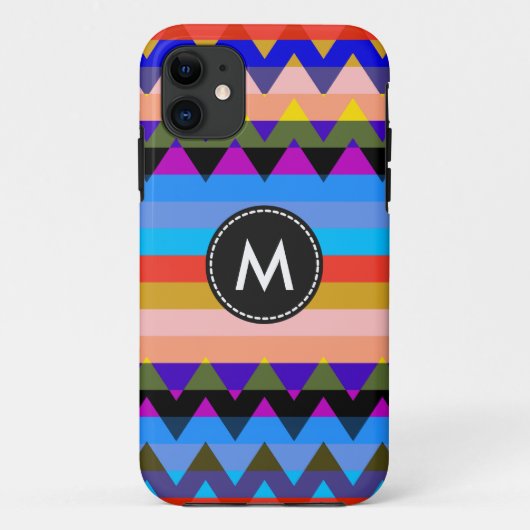 山アステカ形ストライプのパターン#5 Case-Mate iPhoneケース (裏面)