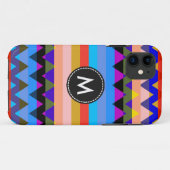 山アステカ形ストライプのパターン#5 Case-Mate iPhoneケース (裏面(横))