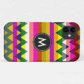 山アステカ形ストライプのパターン#9 Case-Mate iPhoneケース (裏面(横))