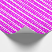山アステカ色 – マゼンタオンホワイト ラッピングペーパー (角)