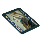 山アスピリングナショナルパークニュージーランドヴィンテージ マグネット (右側)