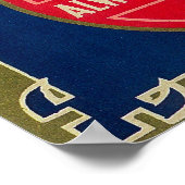 山アダムス梨クレートラベルヤキマ， WA ポスター (角)