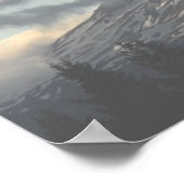 山アダムスWashington風景写真 ポスター (角)