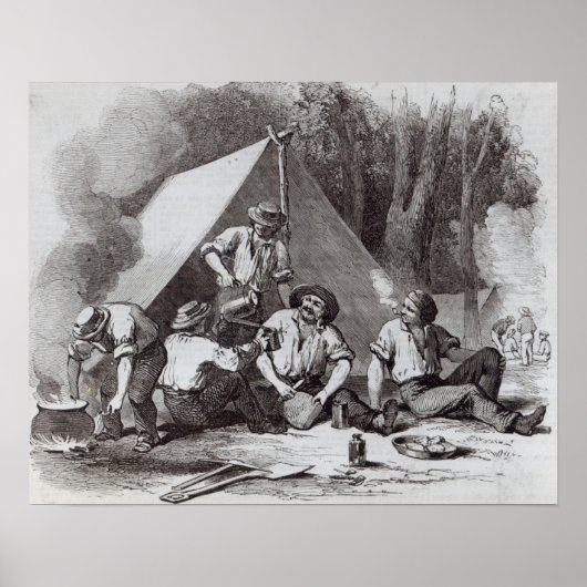 山アレクサンダー金ゴールドの夕べの混乱 ポスター (正面)