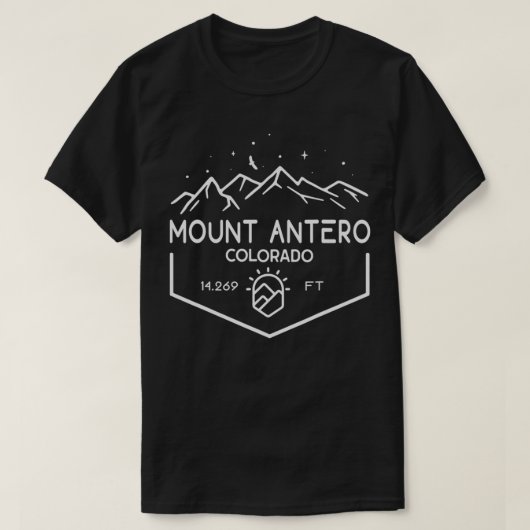 山アンテロコロラド14,269フィート Tシャツ (デザイン正面)