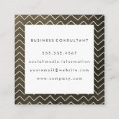 山アート形 スクエア名刺 (裏面)