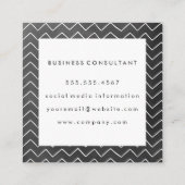 山アート形 スクエア名刺 (裏面)