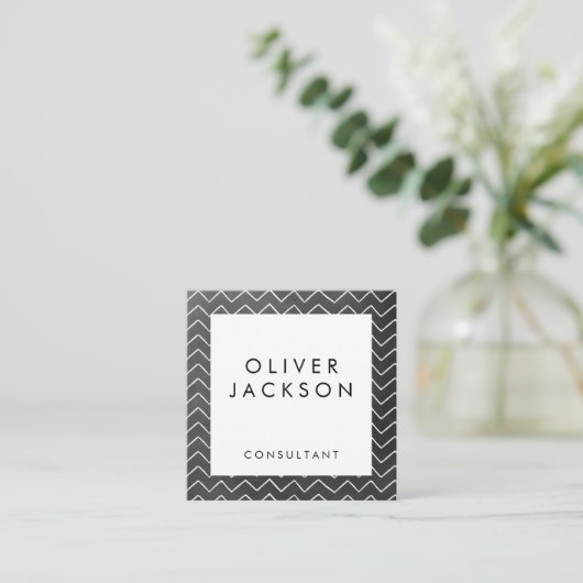 山アート形 スクエア名刺 (スタンド正面)