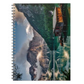 山イタリアン湖の風景の写真 ノートブック (正面)