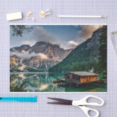 山イタリアン湖の風景の写真 薄葉紙 (クラフト)