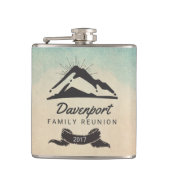 山イラストレーションとサンレイズファミリー懇親会 フラスク (正面)