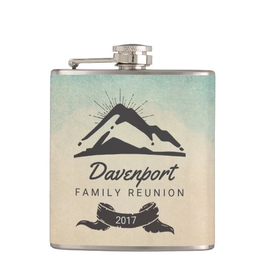 山イラストレーションとサンレイズファミリー懇親会 フラスク (正面)